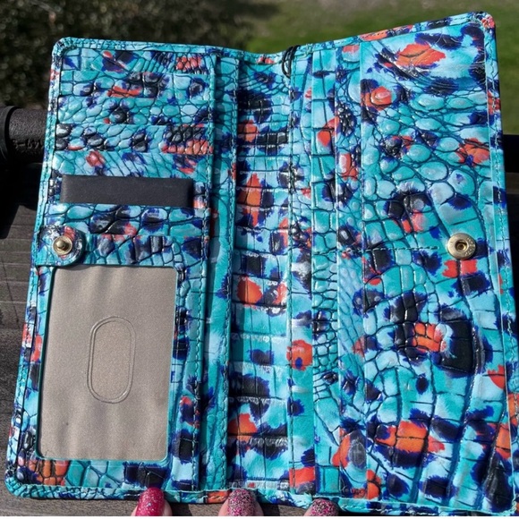 NWT Brahmin TRIPLE SET Katie Crossbody, Ady Wallet, and Daisy Clutch in FRISKY - Picture 11 of 14